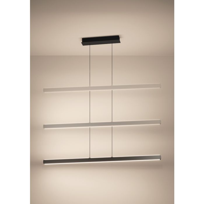 Load image into Gallery viewer, Candeeiro de teto cinza escuro, regulável em altura, c/ iluminação ajustável CIGGIANO - Eglo
