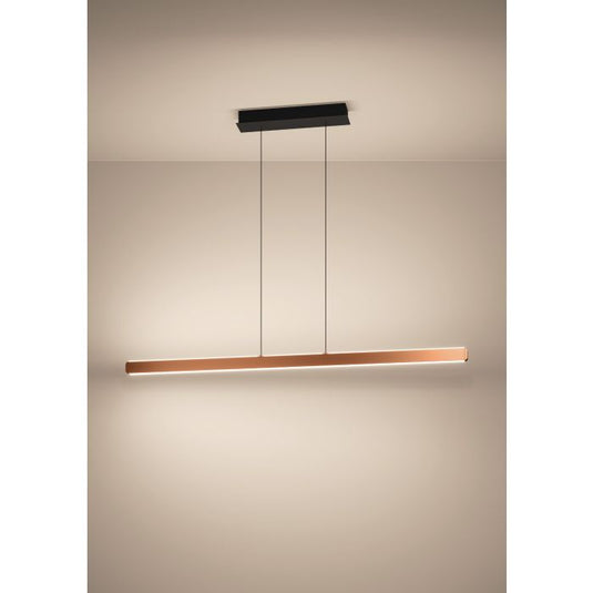 Candeeiro de teto LED ajustável em alumínio e aço bronze CIGGIANO EGLO