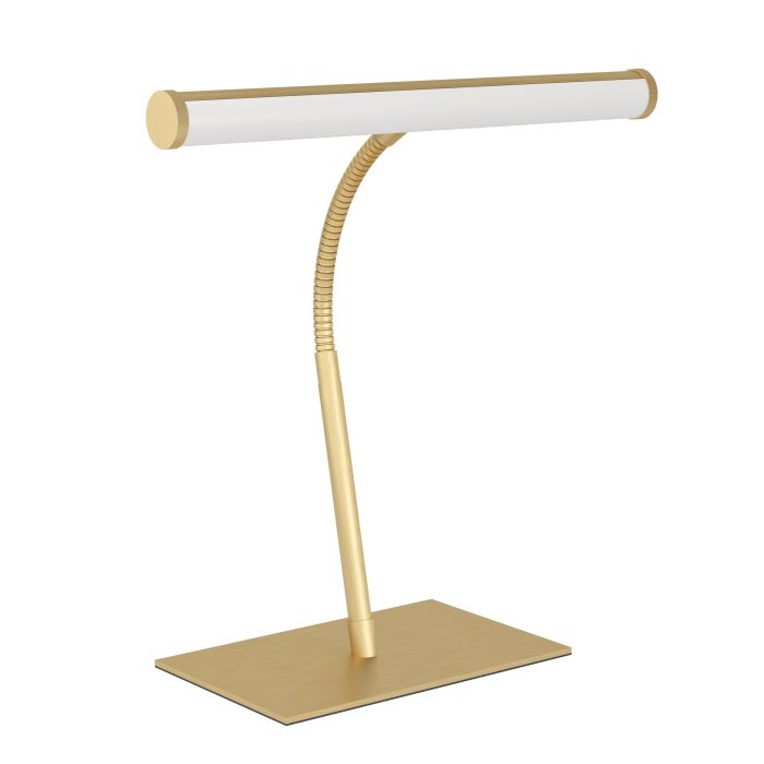 Load image into Gallery viewer, Candeeiro de Mesa LED com Pescoço Flexível Latão Escovado RICCIONE EGLO
