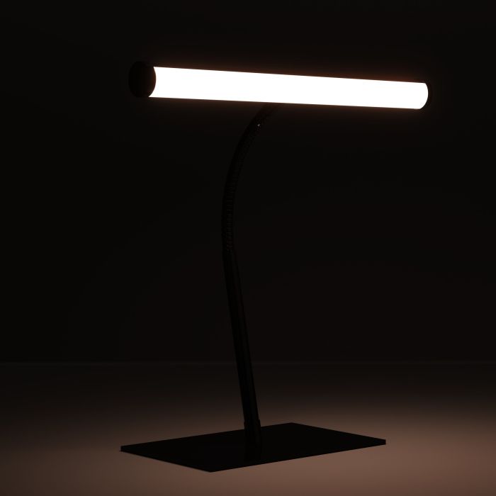 Load image into Gallery viewer, Candeeiro de Mesa LED Níquel Nero com Pescoço Flexível RICCIONE EGLO
