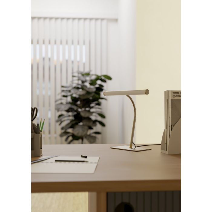 Load image into Gallery viewer, Candeeiro de Mesa LED com Pescoço Flexível e Controlo Tátil RICCIONE EGLO
