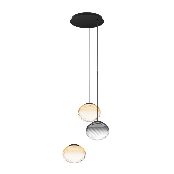 Carregue imagem no visualizador da galeriaCandeeiro de teto LED com três luzes PANTOJA EGLO
