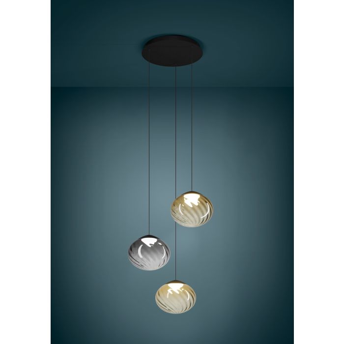 Carregue imagem no visualizador da galeriaCandeeiro de teto LED com três luzes PANTOJA EGLO
