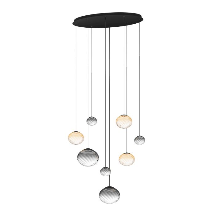 Carregue imagem no visualizador da galeriaCandeeiro de teto LED com 8 lâmpadas PANTOJA EGLO
