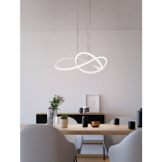 Candeeiro de teto com arcos de luz LED RIAZA EGLO