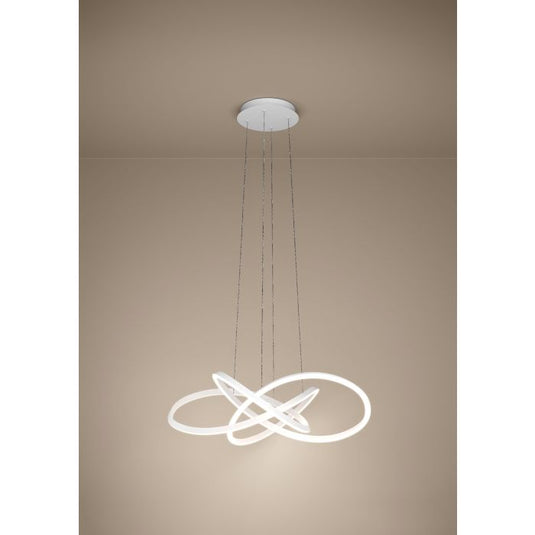 Candeeiro de teto LED com arcos entrelaçados RIAZA EGLO