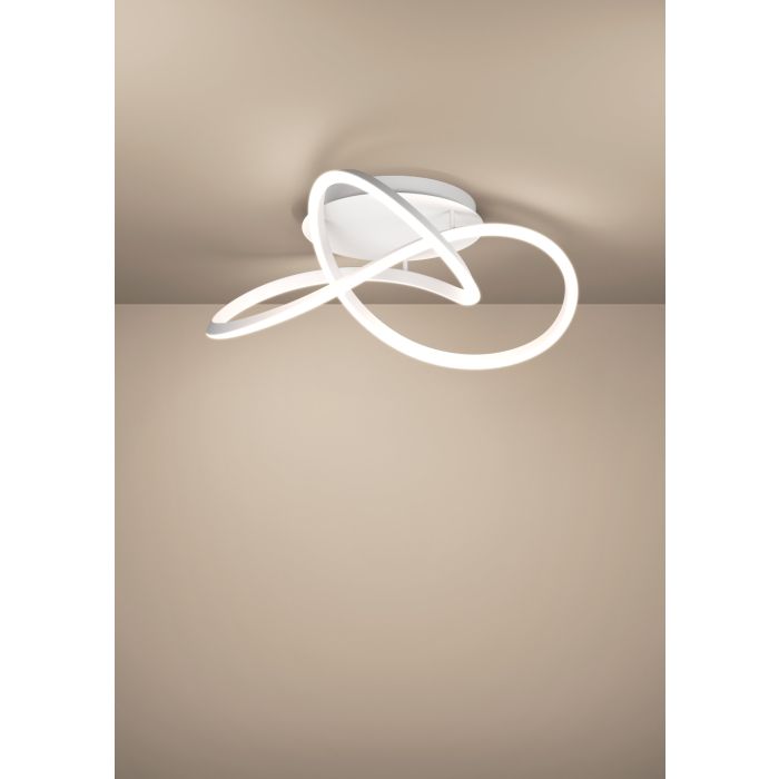 Chargez l'image dans la visionneuse de la galerie, Candeeiro de teto elegante com arcos entrelaçados RIAZA EGLO
