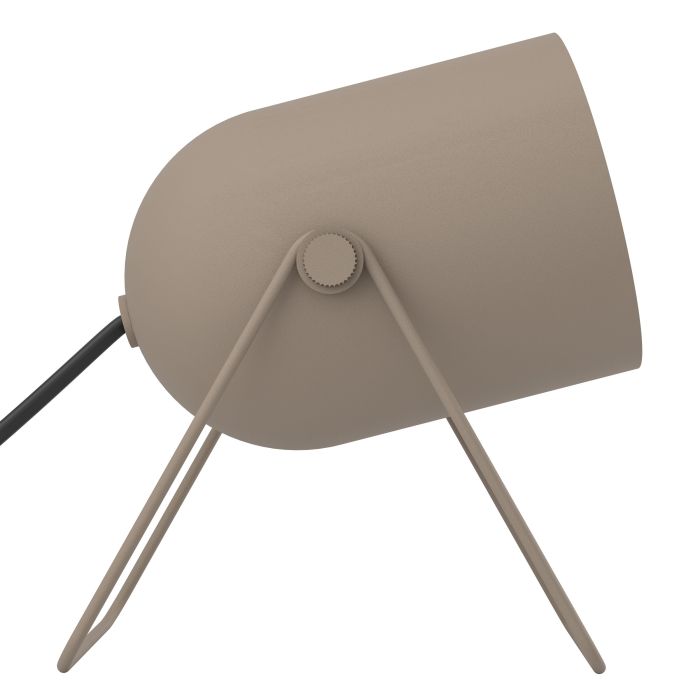 Load image into Gallery viewer, Candeeiro de Mesa Minimalista com Abajur Inclinado Areia TILSTON EGLO
