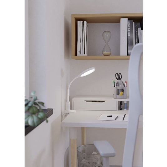 Candeeiro de Secretária com Pescoço Flexível e Luz Ajustável LAURO EGLO