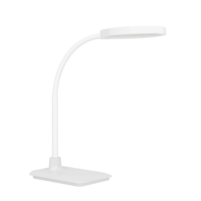 Load image into Gallery viewer, Candeeiro de Mesa LED Branco com Pescoço Flexível LAURO EGLO
