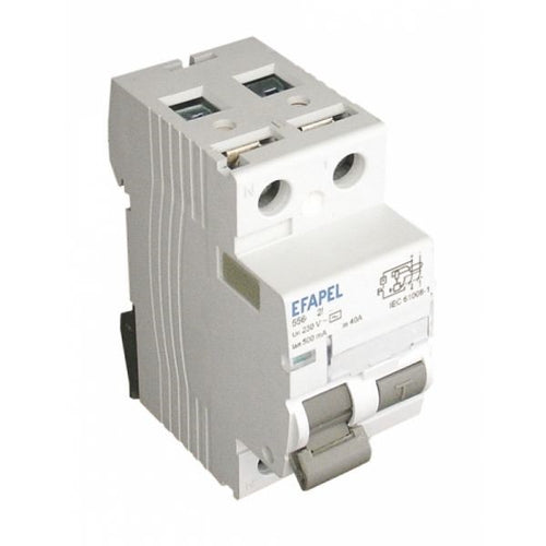 Interruptor Diferencial Efapel 25A 300ma 230V Tipo AC, 2 mod 