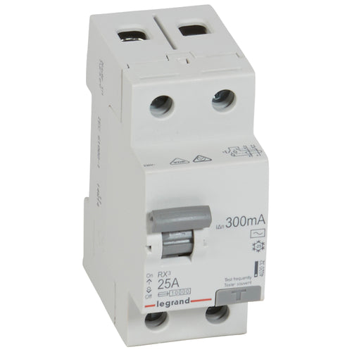 INTERRUPTOR DIFERENCIAL 2P 25A 300mA AC LEGRAND 402032 