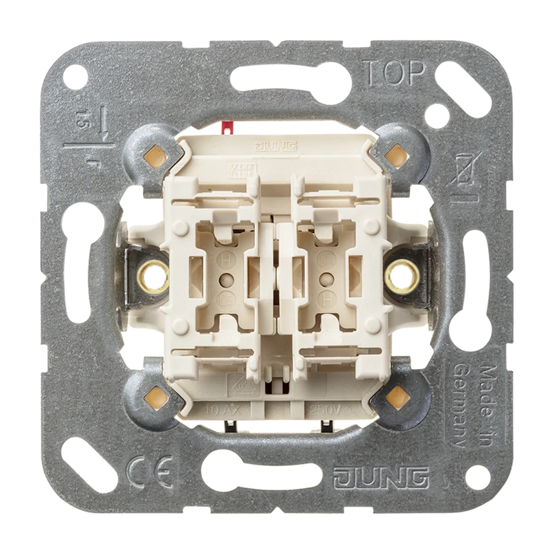 Cargue la imagen en el visor de la galería, Interruptor duplo sem garras 10 AX 250 V~ JUNG
