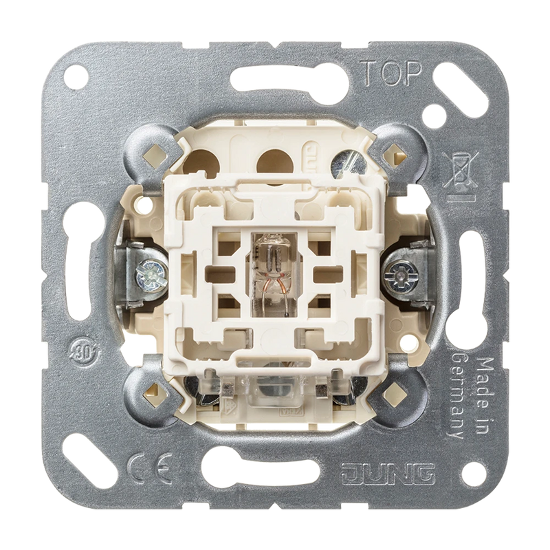 Carregue imagem no visualizador da galeriaInterruptor de Controlo Comutador 20 AX 250 V~ JUNG
