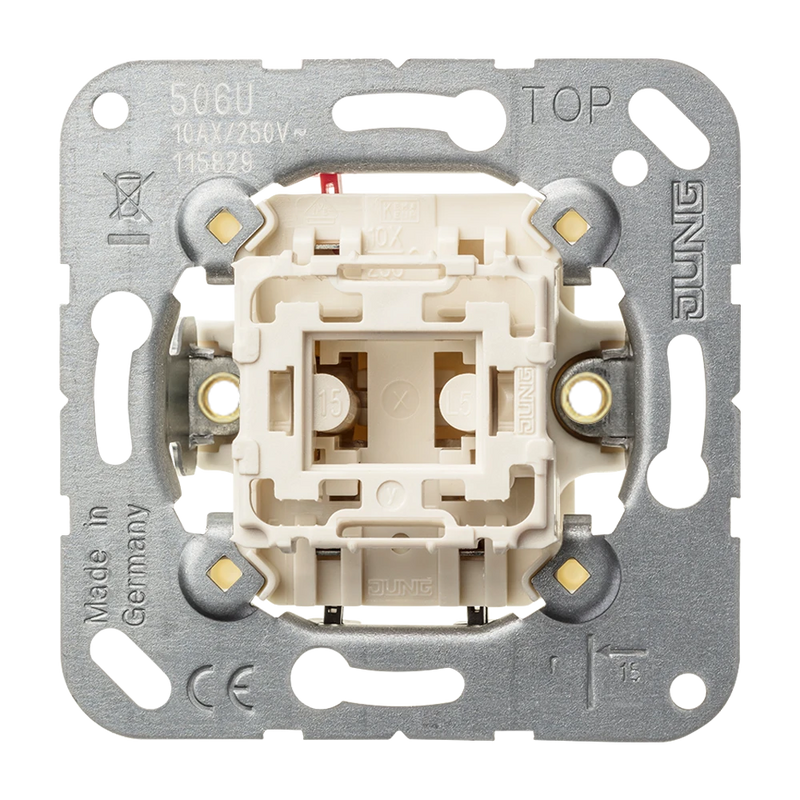 Carregue imagem no visualizador da galeriaInterruptor Comutador 10 AX 250 V~ sem garras JUNG
