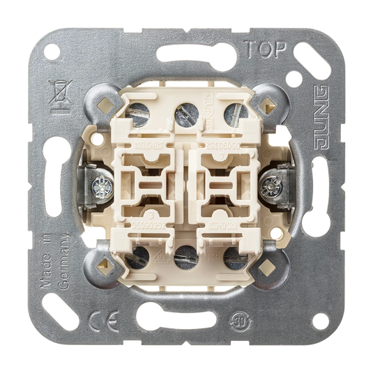 Interruptor Duplo Comutador 10 AX 250 V~ 509U JUNG