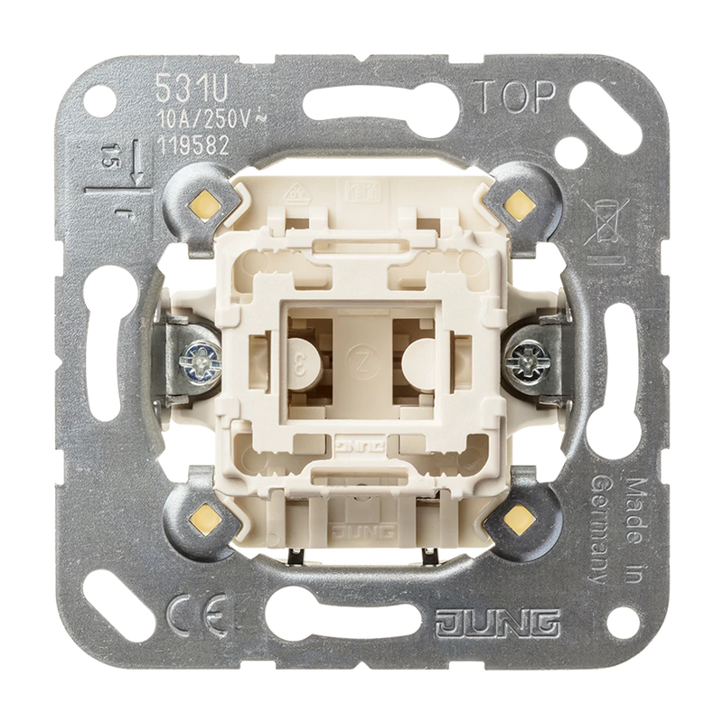 Load image into Gallery viewer, Botão de pressão unipolar NA 10 A 250 V JUNG
