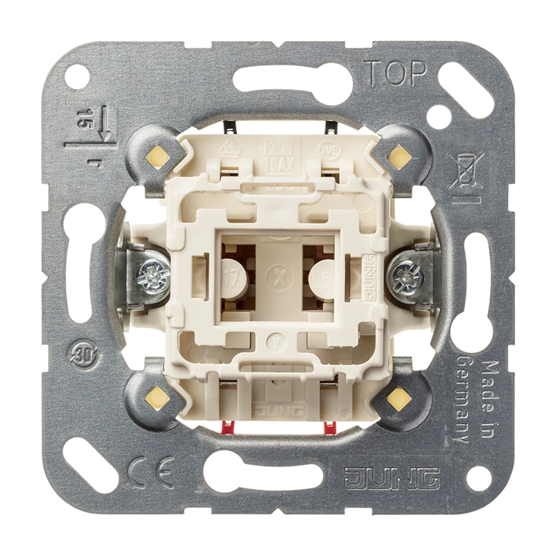 Carregue imagem no visualizador da galeriaBotão de pressão bipolar NA 10 A 250 V JUNG 532U
