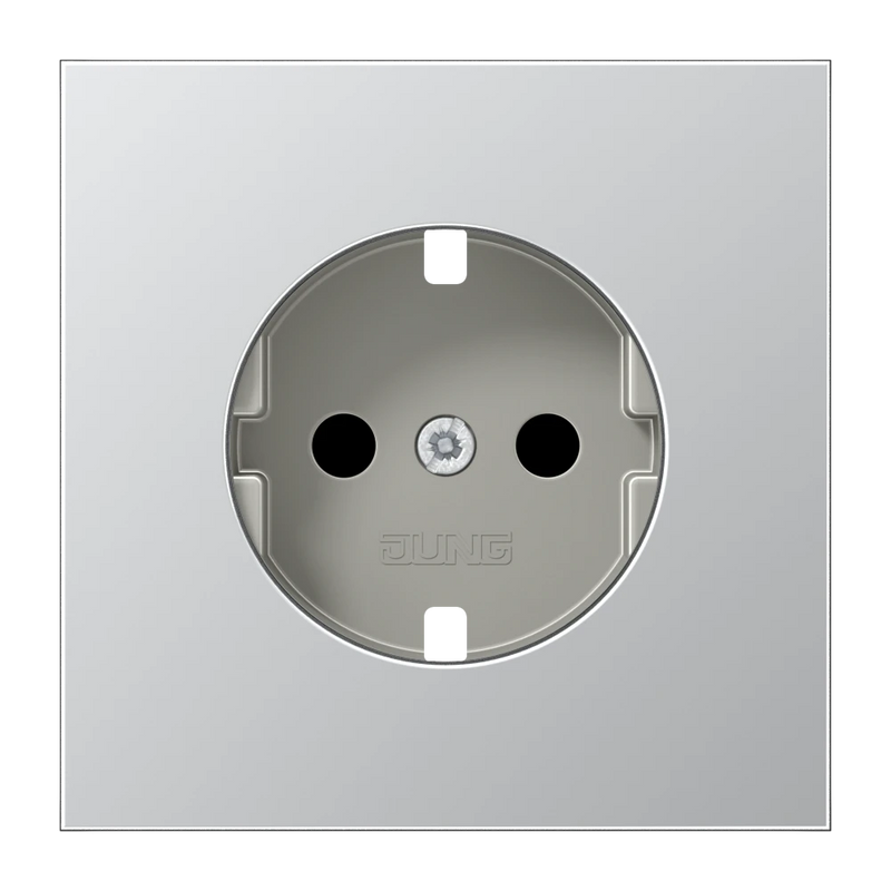 Chargez l'image dans la visionneuse de la galerie, Placa Central para Bases de Tomada SCHUKO® Safety Plus Série LS Alumínio JUNG
