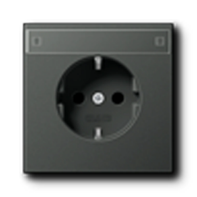 Cargue la imagen en el visor de la galería, Tomada SCHUKO® 16 A 250 V Alumínio Lacado anthracite Série LS JUNG
