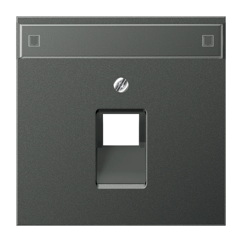 Cargue la imagen en el visor de la galería, Capa para caixas de derivação 1 x 8-pólos alumínio antracite Série LS JUNG

