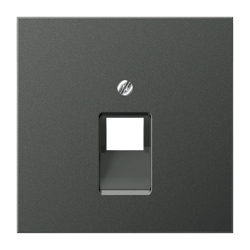 Cargue la imagen en el visor de la galería, Capa para caixas de derivação 1 x 8-pólos alumínio lacado antracite Série LS JUNG
