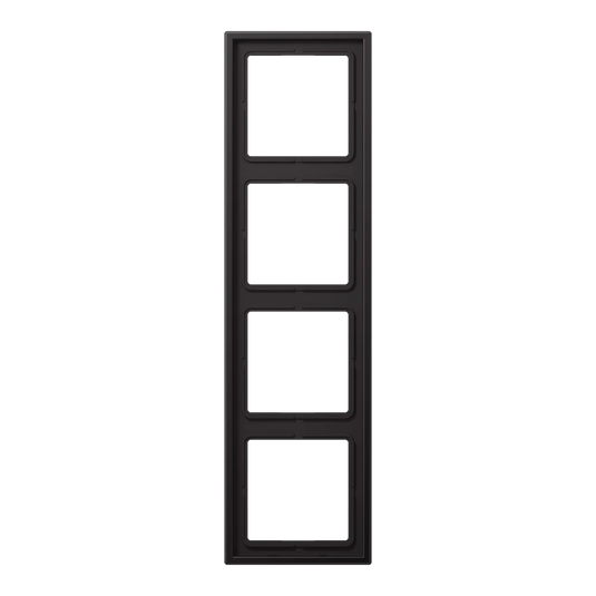 Aro quádruplo alumínio lacado dark LS 990 JUNG
