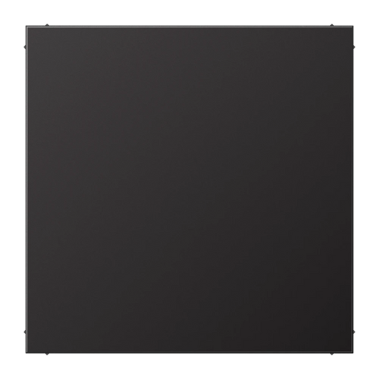 Placa cega Alumínio lacado dark Série LS JUNG