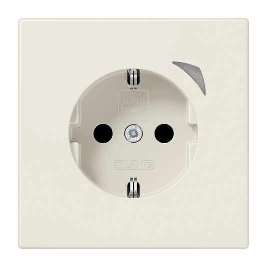 Tomada SCHUKO® com Indicação de Funcionamento e Safety Plus LS JUNG