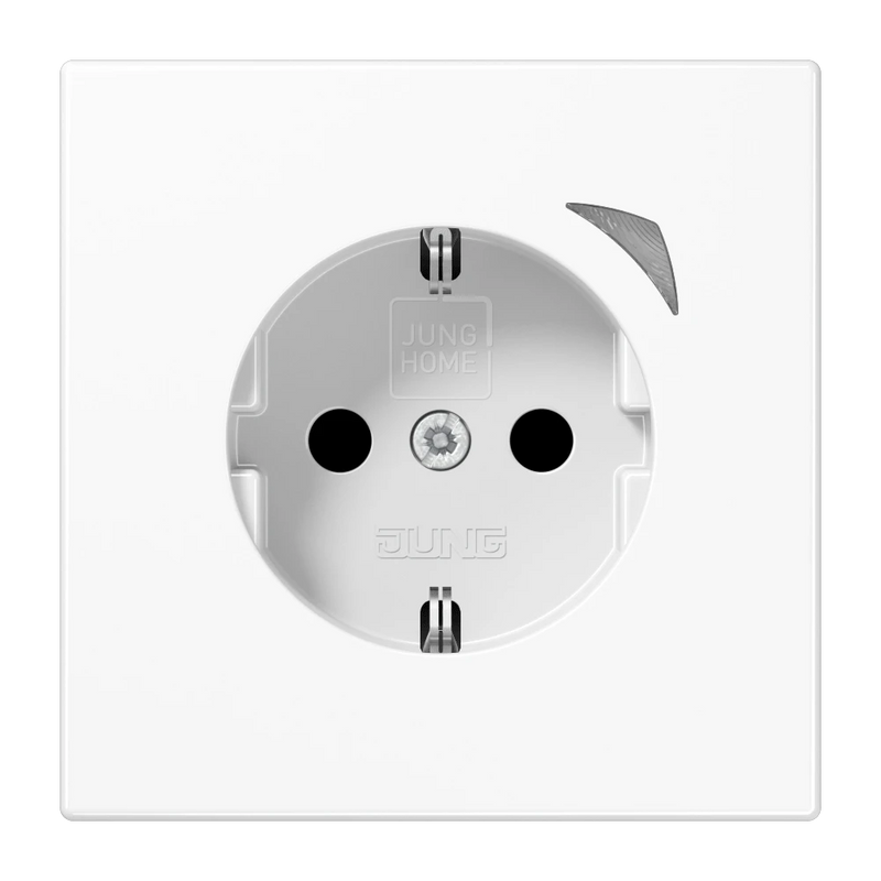 Carregue imagem no visualizador da galeriaTomada SCHUKO® com Indicação de Funcionamento Safety Plus LS JUNG
