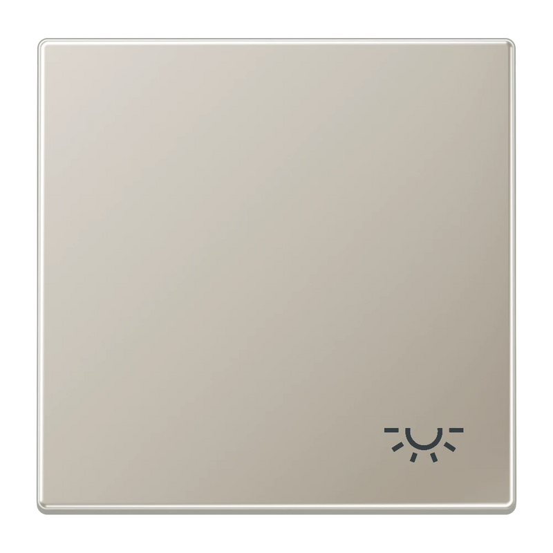 Cargue la imagen en el visor de la galería, Tecla simples símbolo luz aço Série LS JUNG
