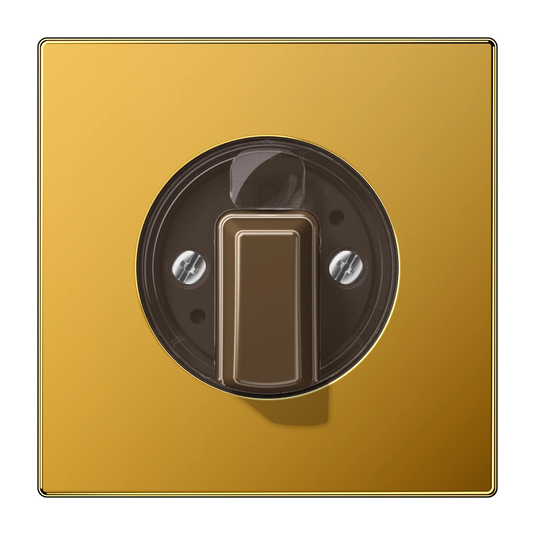 Capa para Interruptores Giratórios Dourado Série LS JUNG