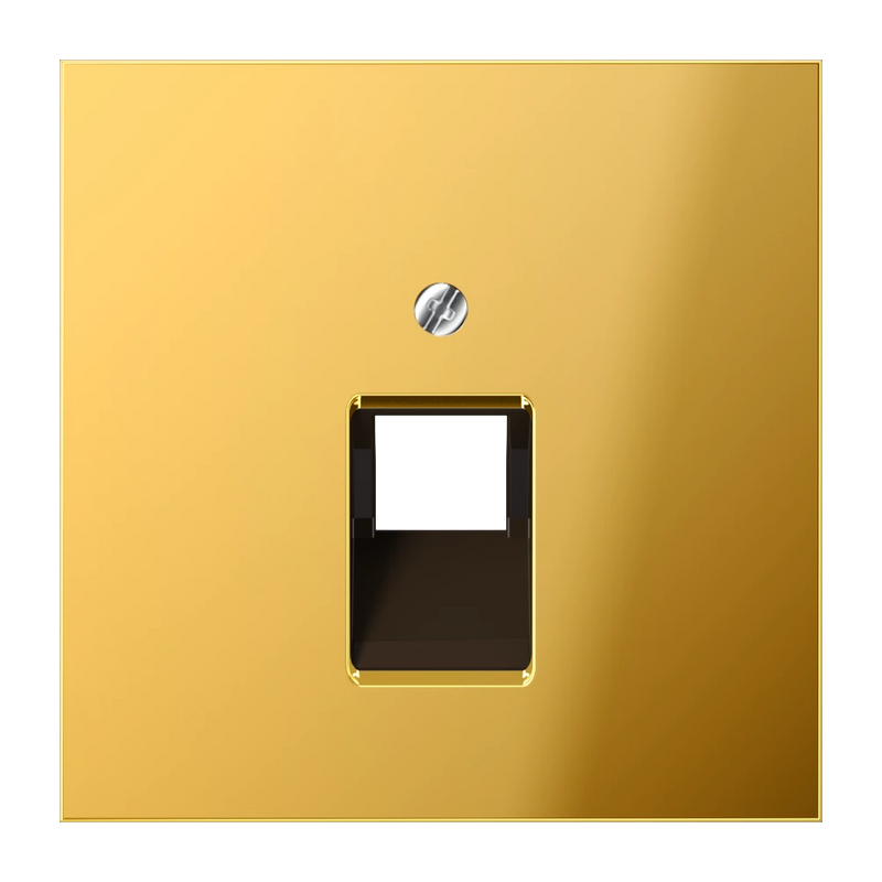 Chargez l'image dans la visionneuse de la galerie, Capa para caixas de derivação 1 x 8-pólos Série LS dourado JUNG
