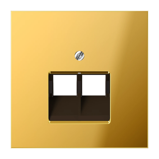 Capa para caixas de derivação dourado Série LS JUNG