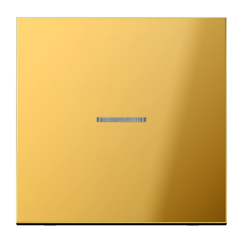 Load image into Gallery viewer, Tecla simples com visor dourado Série LS JUNG
