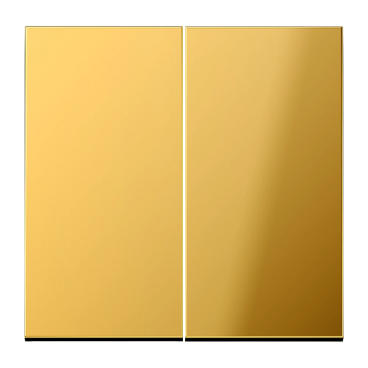 Tecla duplo dourado Série LS JUNG