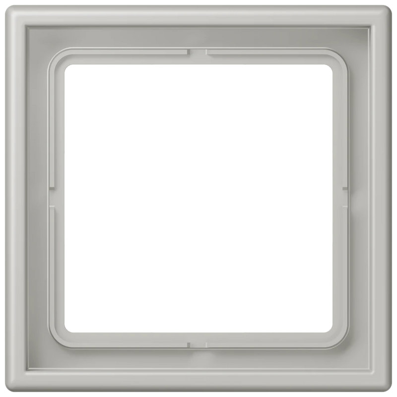 Carregue imagem no visualizador da galeriaAro simples LS 990 Duroplástico lacado cinzento claro JUNG
