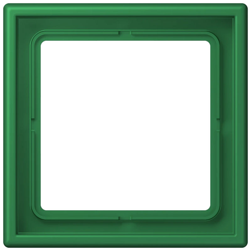 Carregue imagem no visualizador da galeriaAro simples LS 990 em duroplástico lacado vert foncé JUNG
