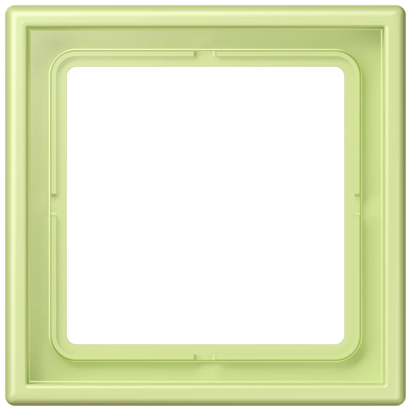 Carregue imagem no visualizador da galeriaAro simples LS 990 Duroplástico lacado vert jaune clair JUNG
