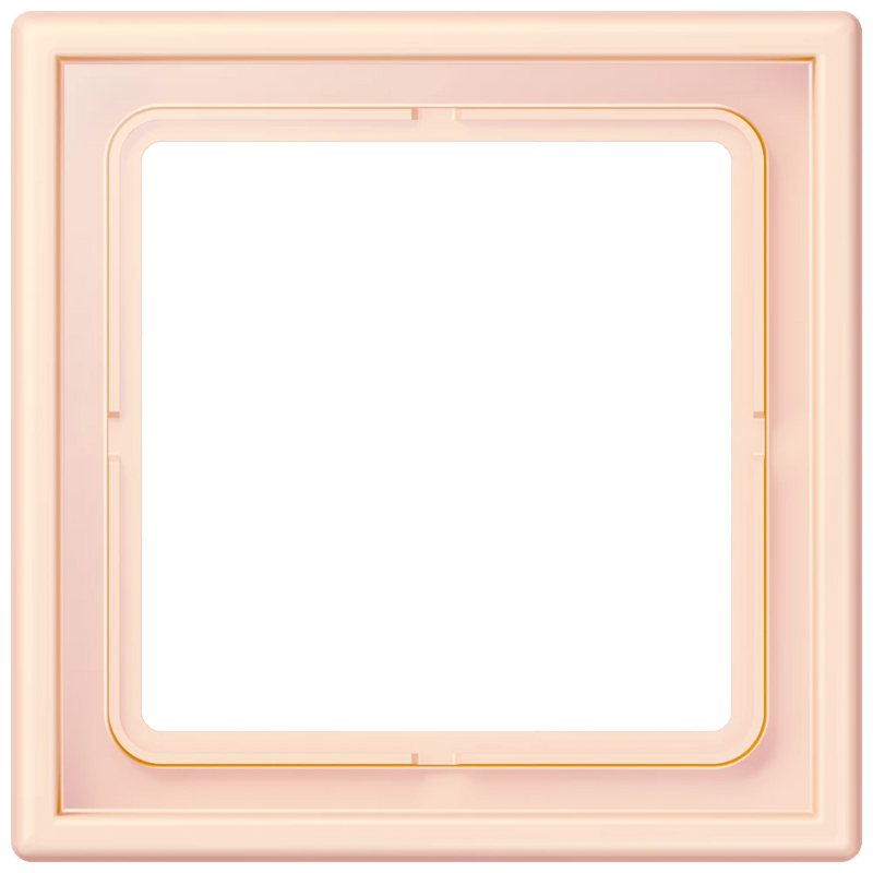 Carregue imagem no visualizador da galeriaAro simples LS 990 Duroplástico lacado laranja suave JUNG
