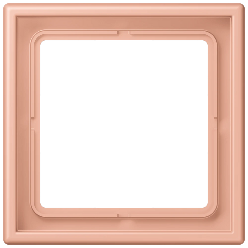 Carregue imagem no visualizador da galeriaAro simples LS 990 Duroplástico lacado rosa suave JUNG
