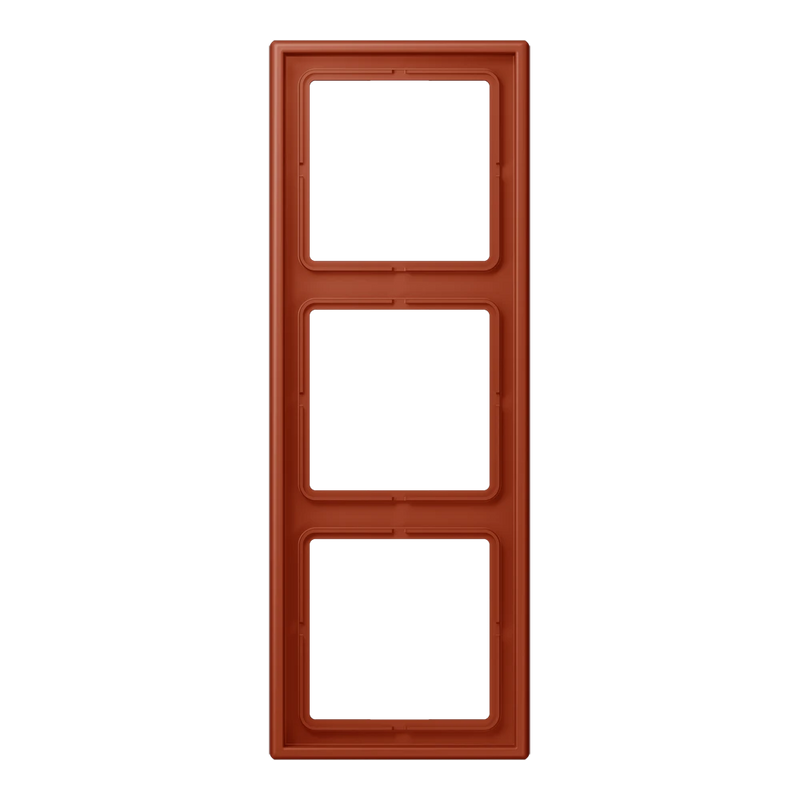 Carregue imagem no visualizador da galeriaAro triplo l'ocre rouge LS 990 JUNG em duroplástico lacado
