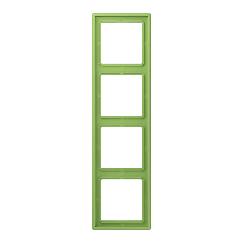 Carregue imagem no visualizador da galeriaAro quádruplo LS 990 Duroplástico lacado verde JUNG

