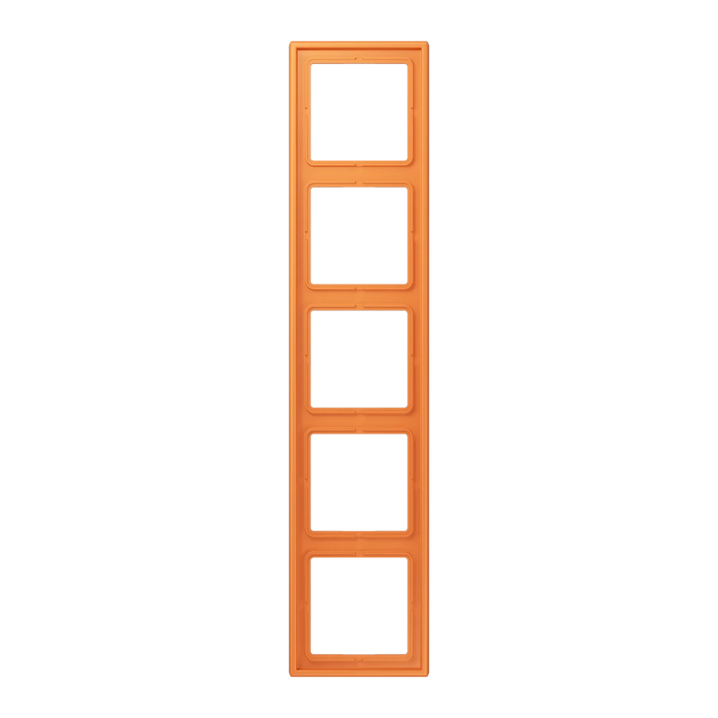 Carregue imagem no visualizador da galeriaAro quíntuplo LS 990 Duroplástico lacado laranja claro JUNG
