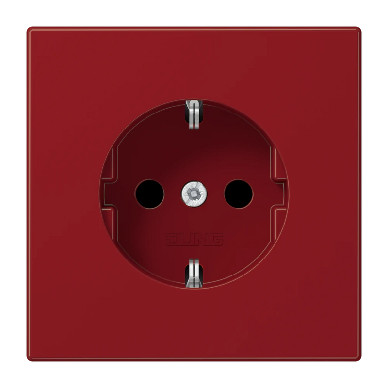 Carregue imagem no visualizador da galeriaTomada SCHUKO® Safety Plus Vermelho LS JUNG
