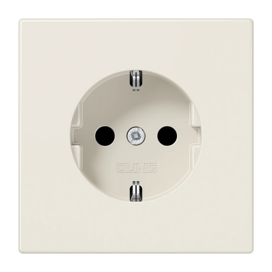 Tomada SCHUKO® Safety Plus em Termoplástico Marfim LS1520BFKI JUNG