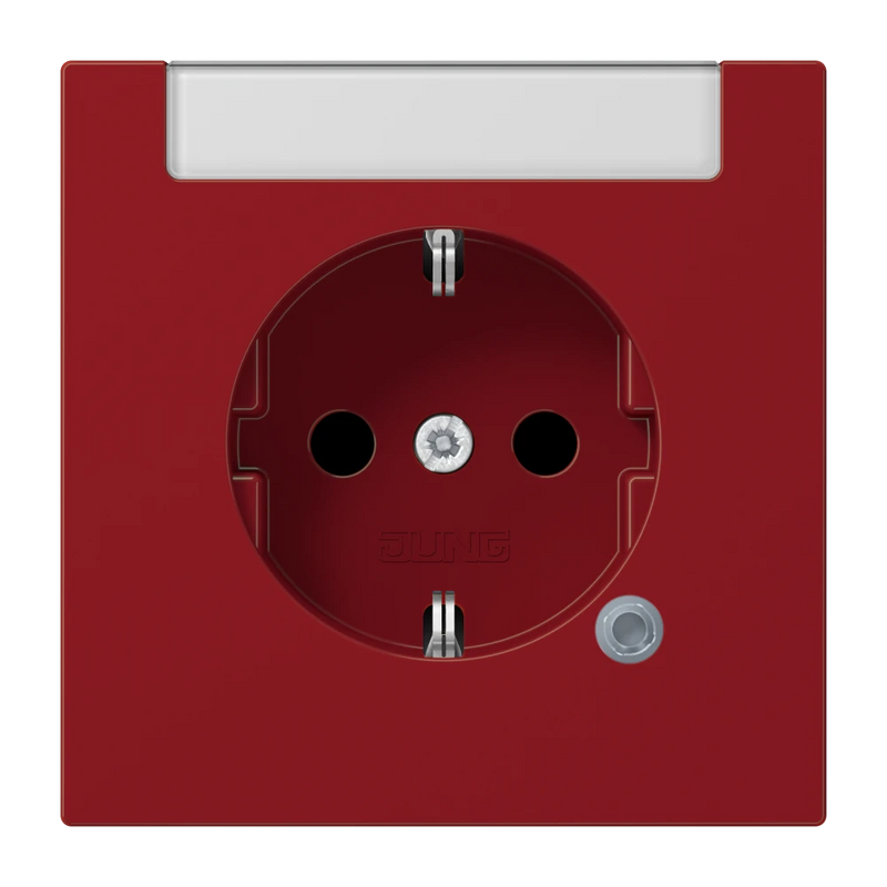 Carregue imagem no visualizador da galeriaTomada SCHUKO® 16 A 250 V com Indicação de Funcionamento Vermelho LS JUNG
