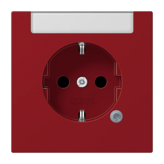 Tomada SCHUKO® 16 A 250 V com Indicação de Funcionamento Vermelho LS JUNG