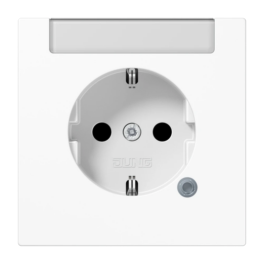 Tomada SCHUKO® 16 A 250 V com Indicação e Campo de Inscrição LS JUNG
