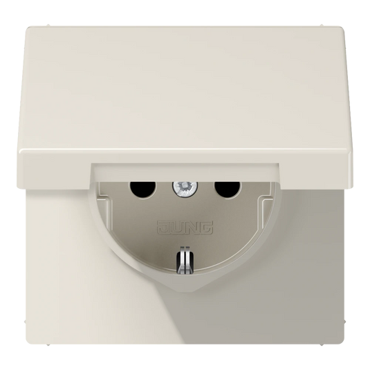 Tomada SCHUKO® 16 A 250 V com Tampa Basculante Marfim LS1520KIKL JUNG